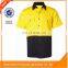 OEM manufacture TC Drill button mechanic breathable work shirts wholesale