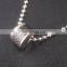 Fashion Lover's Cylindrical Shape Pendant Necklace Stainless Steel Titanium Black Trendy predant men women zirconia jewelry