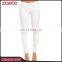 Latest Design White Broken Hollow Woman Pencil Trousers Custom Made Winter Bodycon Lady Pants
