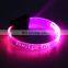 New Arrival Led Wristband Flashing cheap custom wristbands light up custom wristbands