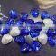 Crystal Vitrail Medium Jewelry Elements, Peach Heart Crystal Stones With Back Foiled