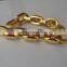 High quality gold thickness copper metal chain