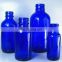 2OZ 4OZ 8OZ Cobalt Blue Boston Round GLASS Spray Bottles w/ Fine Mist Spray