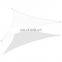 White Triangle Sun Shades For Patios , Driveway / Courtyard Waterproof Shade Sails