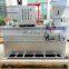 Flocculant liquid mixing dosing system
