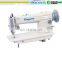 Synchronous feed heavy duty lockstitch sewing machine for leather