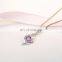 2019 New Women Necklace Clear Zircon Heart Locket Pendant Necklace Fashion 925 Sterling Silver Choker Necklace Wholesales