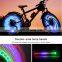 32 patterns Double Sided Colorful waterproof bike spoke lights battery powered easy installation bike wheel light