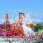 Pink Boomerang Fiberglass Water Slide Adult Water Playground Equipment for Water Park