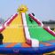 Giant Inflatable Bouncer Mountain Slide Big Inflatable Climbing Wall With Slide