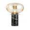 bedroom table lamp marble base table lamp with glass cover