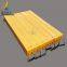 Square shape  UHMWPE cribbing block crane foot pad with machined Logo and rough anti-slip surface