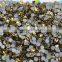 Top quality rose round shape flatback hotfix rhinestone for sale