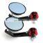 7/8 inch Motorcycle Motor Bike Bar End Rear View Mirror Rrounded