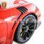 Высококачественные передние крылья для автомобиля в стиле GT3 RS для комплекта кузова Porsche 911 991