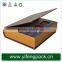 Folding corrugated paper apparel boxes for christmas gift