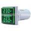 AC 60-500V 0-100A 20-75Hz LED Digital AC Voltmeter Ammeter Signal Lights 220V Voltage Current Hz Meter Volt Amp Tester Detector
