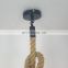 Retro Single Head Hemp Rope Pendant light E27 Vintage Decoration Edison Lamp