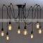 American retro industrial style Muti-heads pendant light for decorate