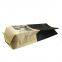 Custom Digital Printing Side Gusset Quad Seal Coffee Bag with Kraft Paper
