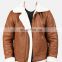 Wholesale men latest design leather jacket for men with zip closure type jackets