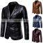 New year sale boxing day sale plus size PU leather jacket wholesale coat for men winter clothes for male