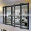 New design exterior accordion aluminium outdoor folding door curved folding door