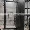 Factory price heavy duty wrought iron frame main entry big space security center hinge modern metal pivot door