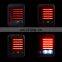 Tail Lights Rear Back Up Lights For Jeep Wrangler JK JKU  2007-2018 Brightest Transparent LED