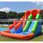 Customized amusement water park with slide for kids inflatable slide pool