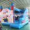 New design cartoon theme baby bouncer white bounce house inflatable castle slide