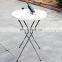 80x110cm Round table manufacturer camping wedding party hire plastic outdoor catering bar HDPE folding table