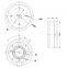 Brushless PTZ / airborne pod brushless motor 3520 DC 24v3000 rpm kv125 customizable