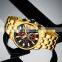 Mini Focus MF0352G Big Screen Chronograph Quartz Watches Luxury Water Proof Mens Watch Gift Set