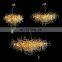 Nordic Modern Crystal Chandelier Luxury Pendant Light Simple Creative Hanging Lamp