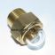 NPT threaded 1/2 inch brass domed shaped liquid oil sight glasses supplier for trucks