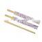 Wholesale Custom Print Disposable Bamboo Hashi Chopsticks With Individual Open Paper Sleeve