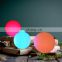 solar festival decoration outdoor waterproof party lighting 16 color bulb ornament LED RGBW table lamp