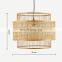 Best Selling Rattan Lampshade Handmade rattan pendant light wicker ceiling light decor manufacturer