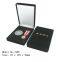Multiple color Flocked box Plastic box for jewelry packing ring earring pendant cufflink key chain