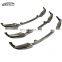 F10 F18 M Sport High Quality Carbon Fiber Varis Style Front Lip Front Bumper Lip Front Separator  For BMW 5 Series F10 F18