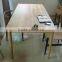 Sample Design Ash Wood Rectangle Long Dining/restaurant Table