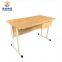 JS Hot Selling Office Classroom Teacher Table Desk Wooden Metal Frame Fixed Height Teacher Desk with Storage Drawers