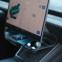 Storage box under the central control screen of 24-25 Tesla model3/y (with silicone pad) - transparent version