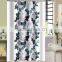 Lovely design for children waterproof polyester flower printed shower curtain