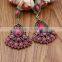 beautiful vintage drop beads hooks fancy earring designer