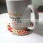 2016 New design round tea ceramic coaster wholesale for Christmas
