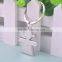 China Gifts Smooth Girl Keychain Christmas gift Valentine gift engraving to send girlfriend