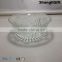 280ml Glass Bowl Embossed Star Bowl Clear Glassware