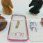 New Arrival Slim Arc Electroplating TPU Hard Back Cover Case For SamsungE5